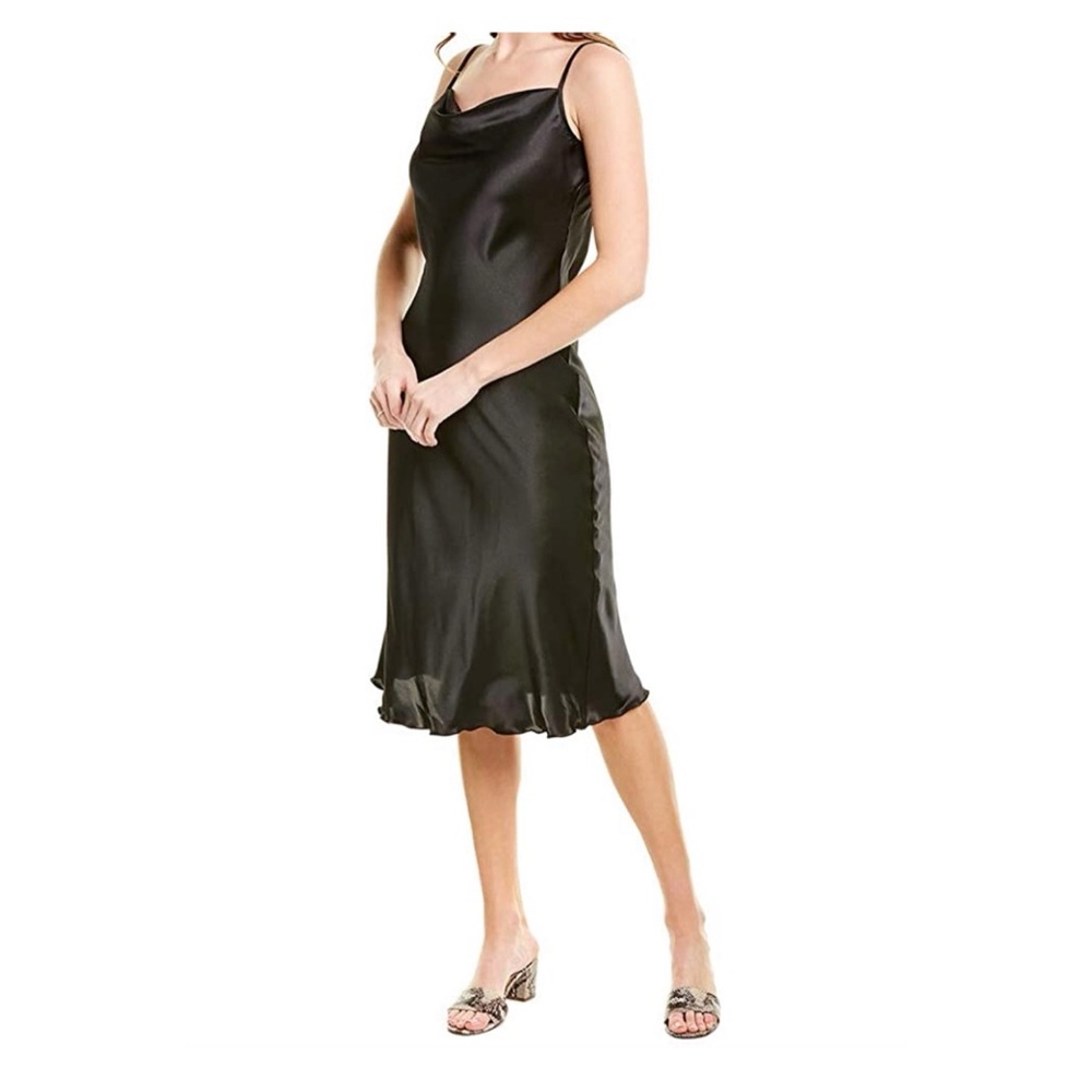 Black silk Bebe dress